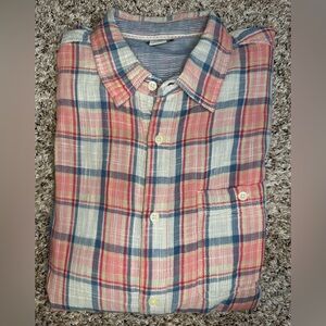 Carbon2Cobalt Long Sleeve Multicolor Geometric Red, White, Blue Size‎ Large